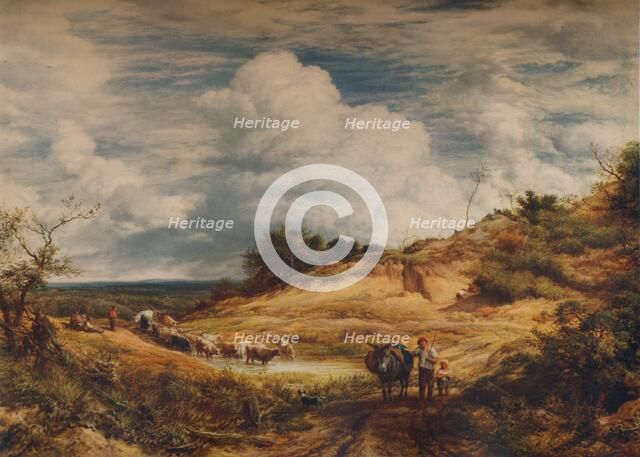 'The Sandpits', 1856. Creator: John Linnell the Elder.