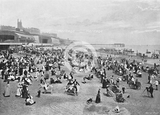 'The Sands at Ramsgate', c1896. Creator: Francis Godolphin Osbourne Stuart.