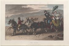 The Sands, from "Poetical Sketches of Scarborough", 1813., 1813. Creators: Thomas Rowlandson, Joseph Constantine Stadler, J. Bluck