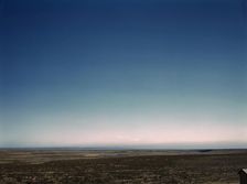 The Santa Fe R.R. crosses the Southern Pacific R.R. at Vaughn, New Mexiico, 1943. Creator: Jack Delano