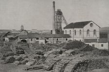 The "Santa Isabel" mine, Bélmez, province of Cordoba, Andalusia, Spain, 1898. Creator: Unknown