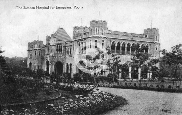 The Sassoon Hospital for Europeans, Poona, (Pune), India, early 20th century.   Creator: Unknown.