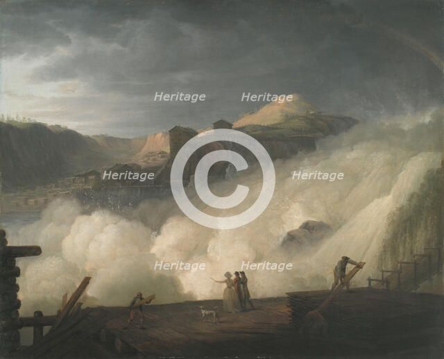 The Sarpfossen in Norway, 1789. Creator: Erik Pauelsen.