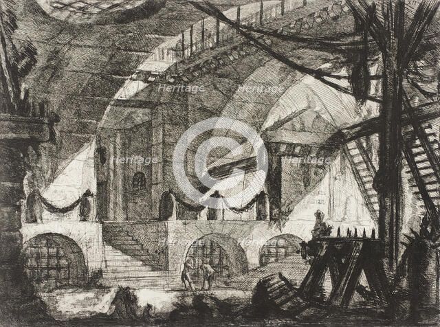 The Sawhorse, 1761. Creator: Giovanni Battista Piranesi.