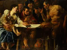 The Satyr and the Peasant, 1622. Creator: Jacob Jordaens I