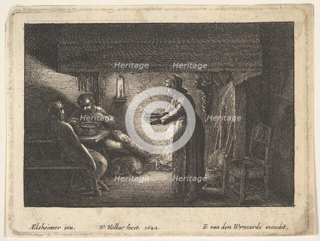 The satyr and the peasant, 1644. Creator: F van den Wyngarde.