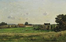 The Saulce Estate (Dept. Gonne), 1869. Creator: Henri-Joseph Harpignies