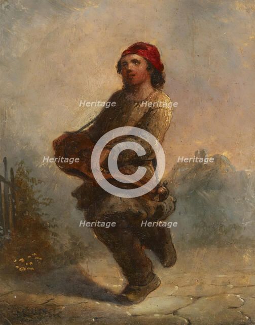 The Savoyard, 19th century. Creator: Alfred Jacob Miller.