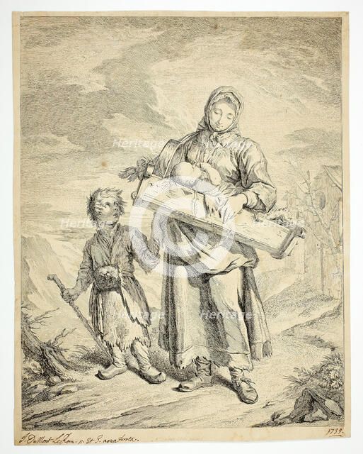 The Savoyard, c. 1748. Creator: Jacques Dumont.