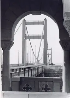 The Sava Bridge, Belgrade, Serbia, Yugoslavia, 1939. Creator: Unknown