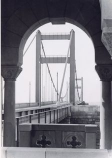 The Sava Bridge, Belgrade, Serbia, Yugoslavia, 1939. Creator: Unknown