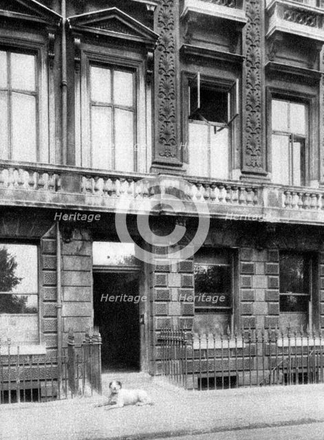 The Savage Club, Adelphi Terrace, London, 1926-1927.Artist: Joel