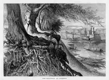 The Savannah, at Augusta 19th century. Artist: FW Quartley