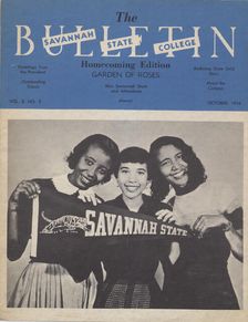 The Savannah State College Bulletin: Homecoming Edition, Vol. 8, No. 2, 1954-10. Creator: Victor H Green & Co
