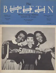 The Savannah State College Bulletin: Homecoming Edition, Vol. 8, No. 2, 1954-10. Creator: Victor H Green & Co