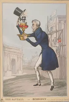 The Saveall, or Economy 1828. Creator: William Heath