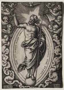 The Saviour, 1546. Creator: Hans Sebald Beham (German, 1500-1550)