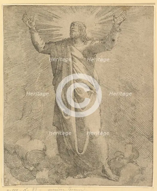 The Saviour Covered in a Large Cloak. Creator: Battista Franco Veneziano.