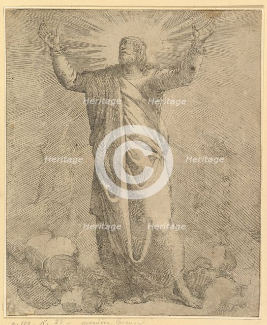 The Saviour Covered in a Large Cloak. Creator: Battista Franco Veneziano.