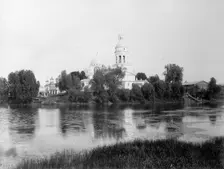 The Saviour Cathedral (the Old Fair Cathedral), Nizhny Novgorod, Russia, 1896. Artist: Maxim Dmitriev
