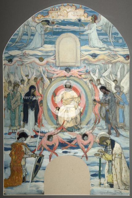 The Saviour Enthroned, 1905. Artist: Nesterov, Mikhail Vasilyevich (1862-1942)