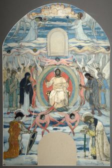 The Saviour Enthroned, 1905. Artist: Nesterov, Mikhail Vasilyevich (1862-1942)