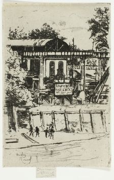 The Saw Mill, Putney, 1888-89. Creator: Theodore Roussel