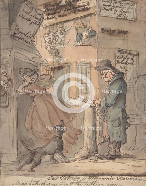 The Saw-Setter, 1780-1827. Creator: Thomas Rowlandson.