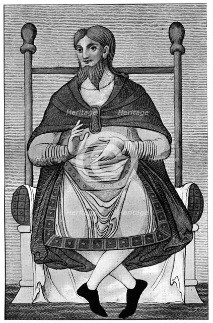 The Saxon bifid beard, (1910). Artist: Unknown