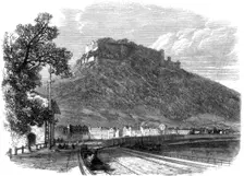 The Saxon fortress of Konigstein, on the River Elbe, near Dresden, Germany, 1866
