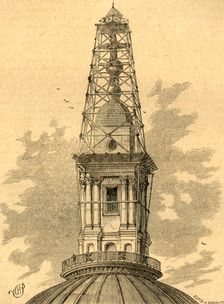 The Scaffolding and Observatory on St. Paul's in 1848 (1897). Creator: Unknown