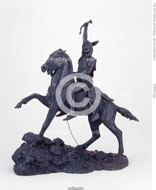 The Scalp Lock, Modeled 1898, cast after 1916. Creator: Frederic Remington.