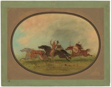 The Scalper Scalped - Pawnees and Cheyennes, 1861/1869. Creator: George Catlin