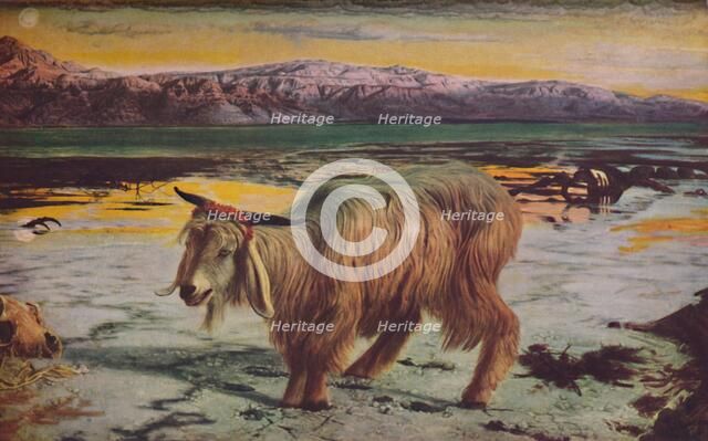 'The Scapegoat', 1856, (c1950). Creator: William Holman Hunt.