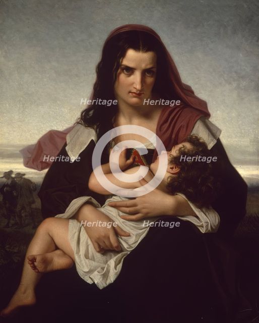 The Scarlet Letter, 1861. Creator: Hugues Merle.