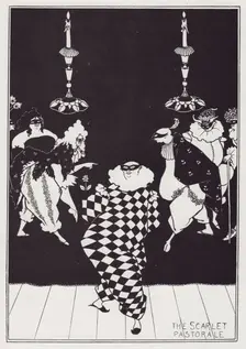 The Scarlet Pastorale, 1894. Creator: Aubrey Beardsley