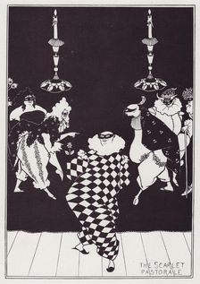The Scarlet Pastorale, 1894. Creator: Aubrey Beardsley