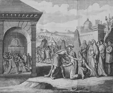 The Scene of the Tragedy of Coriolanus 1749. Creator: Unknown