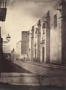 [The Scene of the Execution of Emperor Maximilian I of Mexico], 1867. Creator: François Aubert