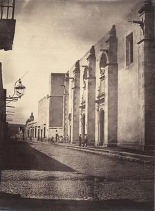 [The Scene of the Execution of Emperor Maximilian I of Mexico], 1867. Creator: François Aubert