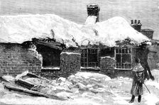 The scene of the explosion at Salford Barracks, 1881. Creator: Unknown