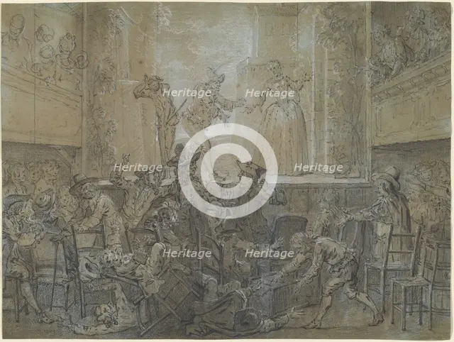 The Scene with the Tall Baguenodière, 1726/1727. Creator: Jean-Baptiste Oudry.