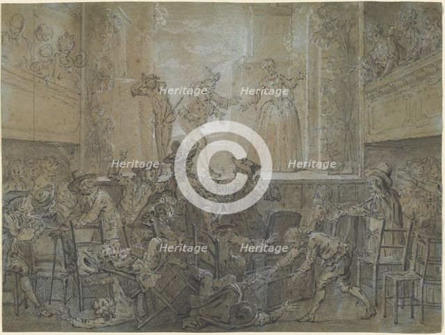 The Scene with the Tall Baguenodière, 1726/1727. Creator: Jean-Baptiste Oudry.