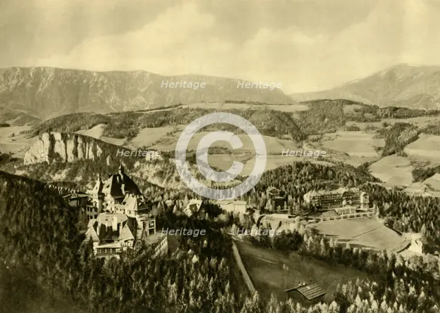 The Schneeberg and the Rax mountain range, Semmering, Lower Austria, c1935. Creator: Unknown.