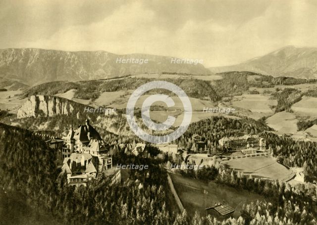 The Schneeberg and the Rax mountain range, Semmering, Lower Austria, c1935. Creator: Unknown.