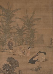 The Scholar Fu Sheng Transmitting the Book of Documents, 15th-mid-16th century. Creator: Du Jin