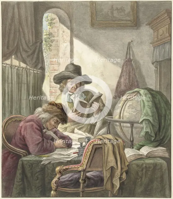 The Scholars, 1798. Creator: Abraham Delfos.