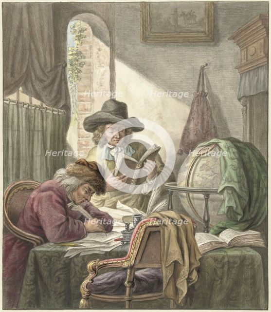The Scholars, 1798. Creator: Abraham Delfos.