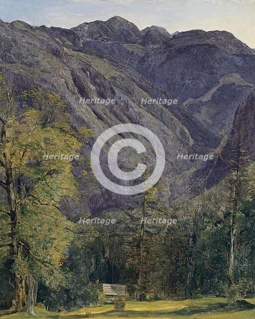 The Schönberg as seen from Hoisenrad, 1833. Artist: Waldmüller, Ferdinand Georg (1793-1865)