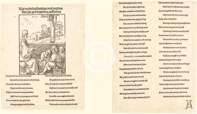 The School Teacher, 1510. Creator: Albrecht Durer.